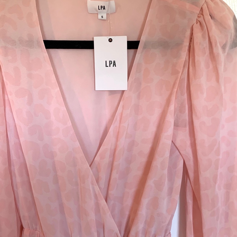 LPA • Revolve • Pink Ruffle Duster - Picture 3 of 3